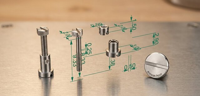 Audemars Piguet Hexagonal Case Screw & Nut Set