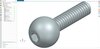 32. Threaded Ball Stud with Internal Hex Drive design by davidharo
