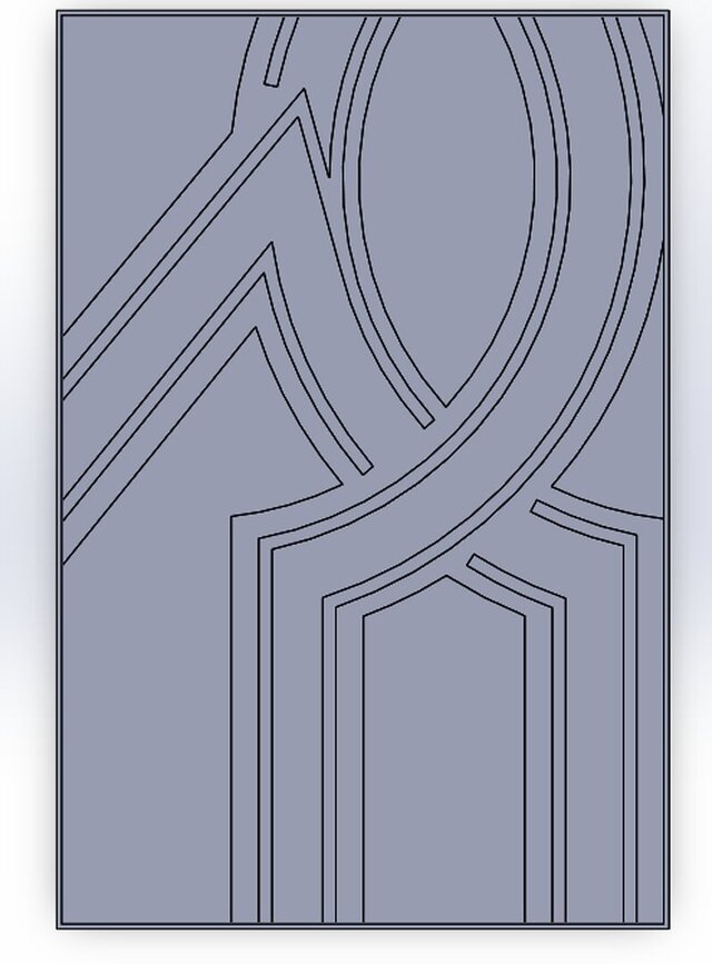 Decorative Tile Mold — Sketch-to-CAD Mold Design – image 4 of 5