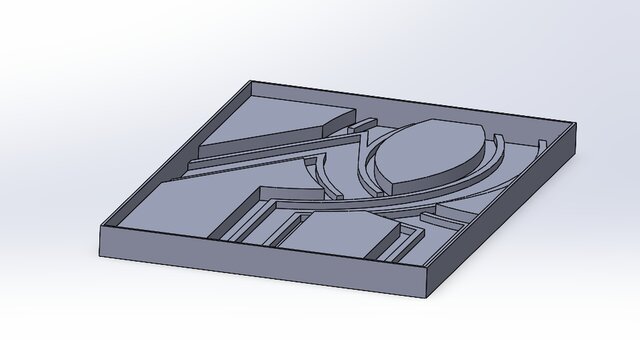 Decorative Tile Mold — Sketch-to-CAD Mold Design – image 3 of 5