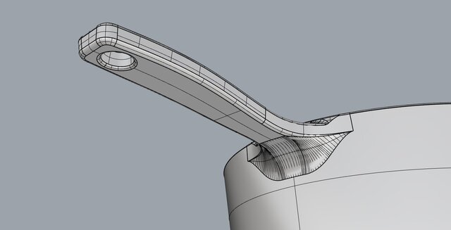 3D model of Cast Iron Cookware Product Design