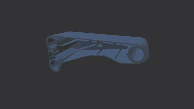 3D model of Sheet metal bracket