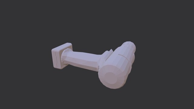 3D model of Drill Complete Mechanical CAD Design & Section View