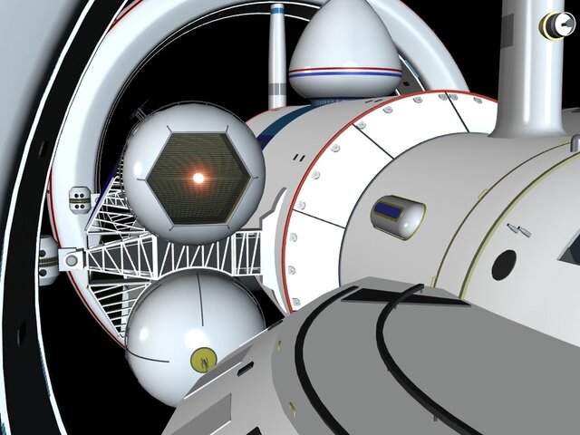 3D model of spaceship-1-