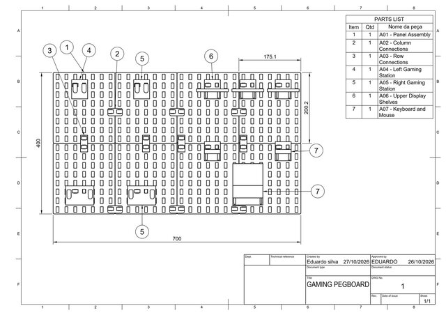GAMING PEGBOARD V1 – image 2 of 2