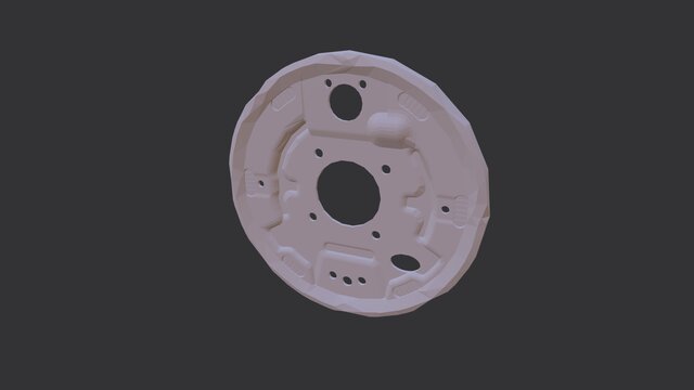 rear brake backplate