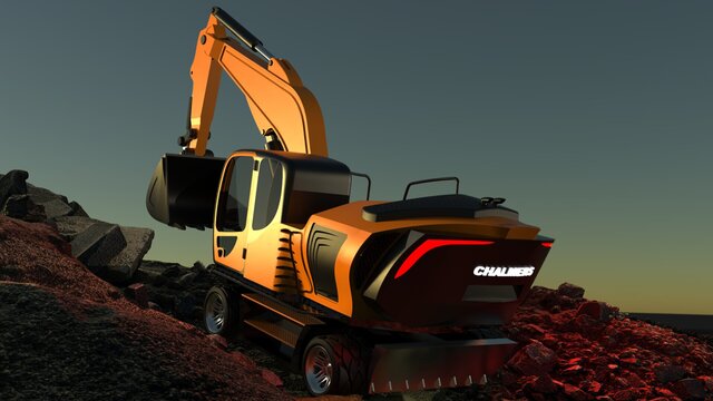 Futuristic Excavator
