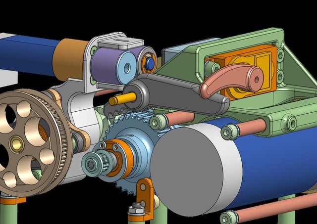 3D model of Drone Winch System for Package Delivery and Retrieval
