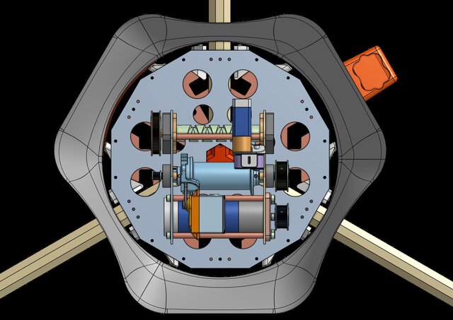 3D model of Drone Winch System for Package Delivery and Retrieval