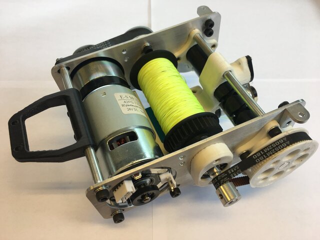 Drone Winch System for Package Delivery and Retrieval