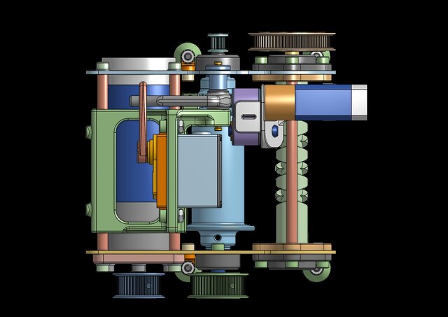 3D model of Drone Winch System for Package Delivery and Retrieval