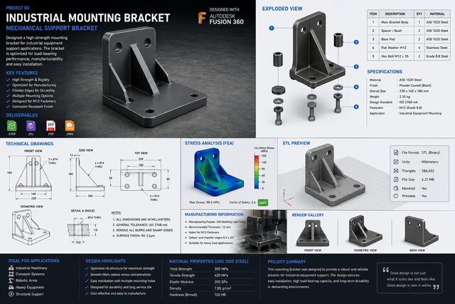 3D model of Automotive Widebody Kit & Mechanical CAD Design Portfolio