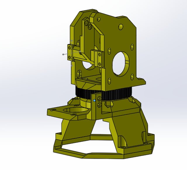 3D model of QR Code Product Sorting Model Using PLC and Robotic Arm 3 DOF