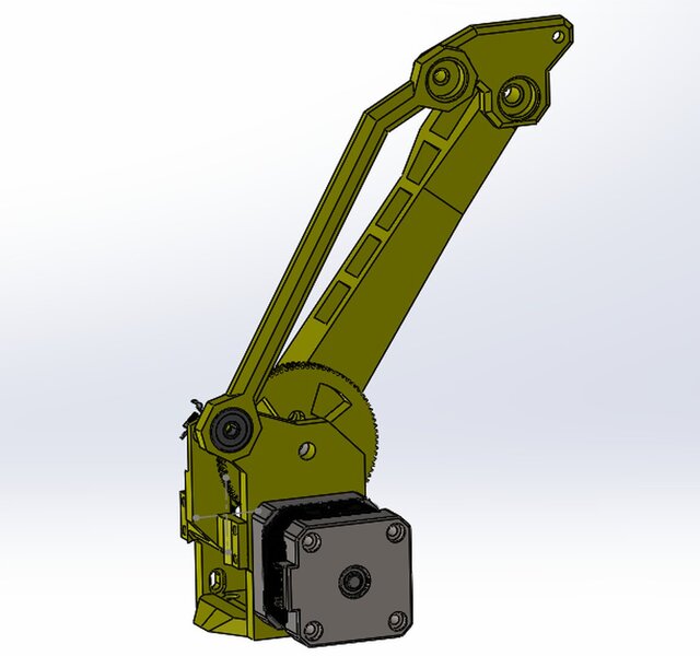 QR Code Product Sorting Model Using PLC and Robotic Arm 3 DOF