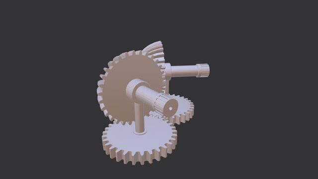 Semi-spherical gear model