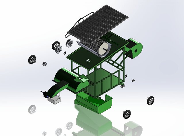 Solar-Powered Cowpea Thresher Machine – image 3 of 6