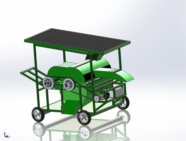 Solar-Powered Cowpea Thresher Machine – image 2 of 6