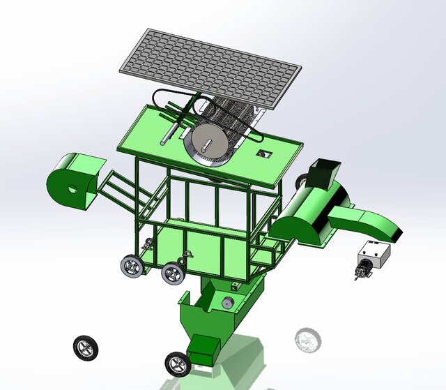 Solar-Powered Cowpea Thresher Machine – image 5 of 6