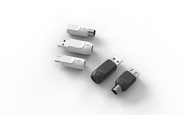 3D model of 3C Data Cable Appearance & Structure Design