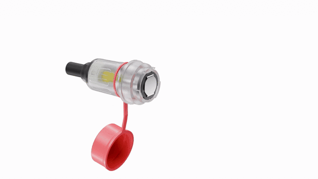 Solar PV Connector: Assembly, Cutaway and Exploded View Animation – image 1 of 6