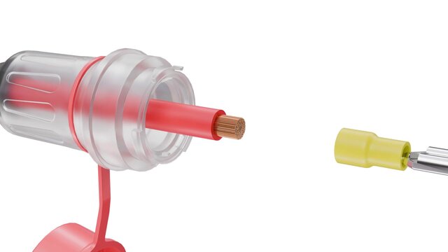 Solar PV Connector: Assembly, Cutaway and Exploded View Animation – image 4 of 6