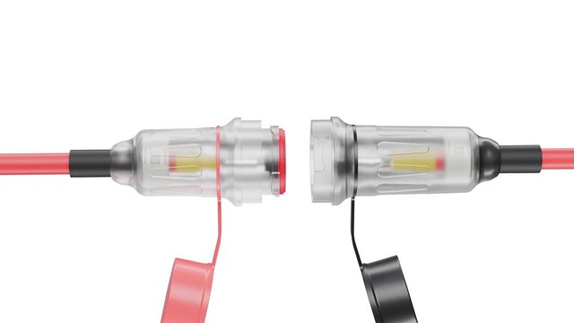 Solar PV Connector: Assembly, Cutaway and Exploded View Animation – image 5 of 6