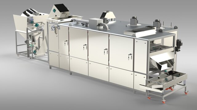 Continuous Belt Roasting Oven for Food Processing