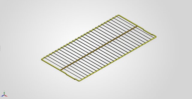 3D model of Refrigerator Wire Shelf Design for Manufacturing
