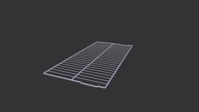 3D model of Refrigerator Wire Shelf Design for Manufacturing