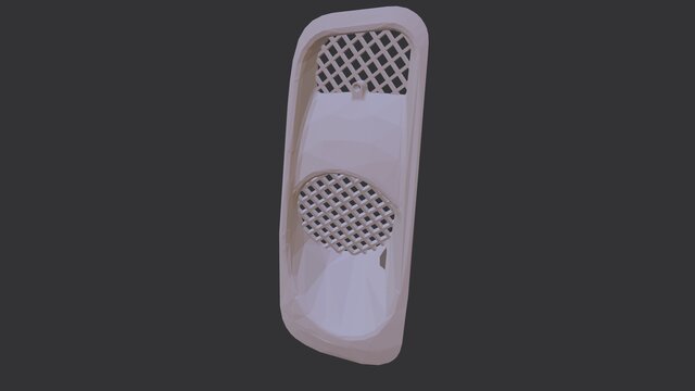 3D model of Honda Civic Fog Light Bezel | 3D CAD Model