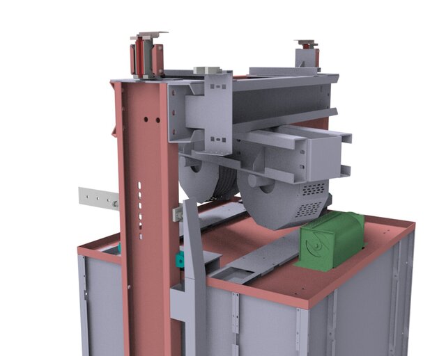 3D model of Elevator cabin design