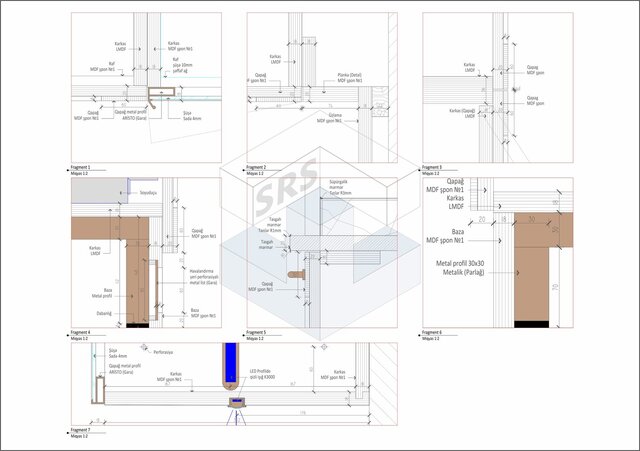 Custom Kitchen Manufacturing Drawings – image 6 of 7