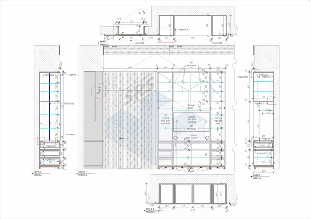 Custom Kitchen Manufacturing Drawings – image 5 of 7