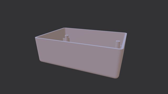 3D model of Injection Molding DFM Review — ABS Plastic Enclosure