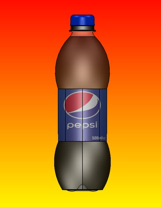 Pepsi Bottle Solid model