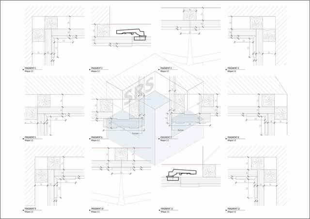 Custom Wall Cladding Technical & Production Drawings – image 4 of 5