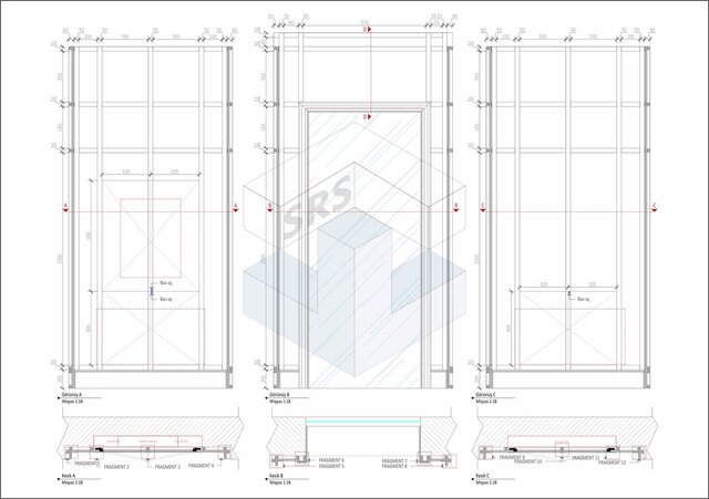 Custom Wall Cladding Technical & Production Drawings – image 2 of 5