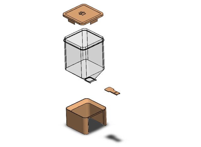 3D model of Pet Food Dispenser