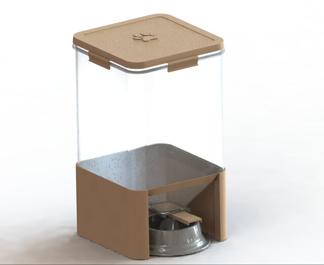 3D model of Pet Food Dispenser