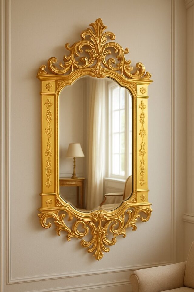 3D VICTORIAN MIRROR