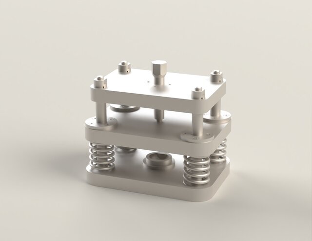 Mechanical Press Assembly, 3D Modeling & Drafting
