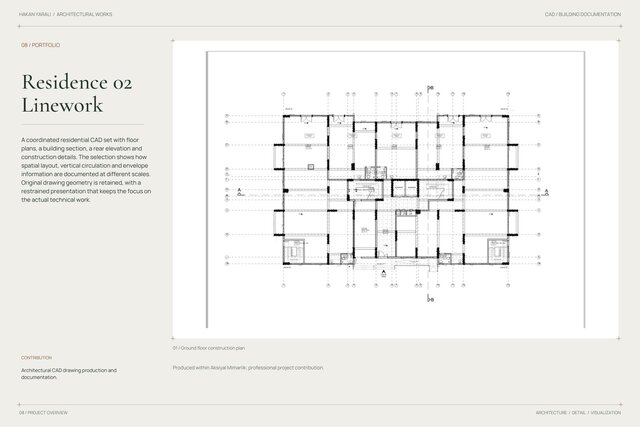 Residential Building | Plans, Section & Details – image 1 of 6