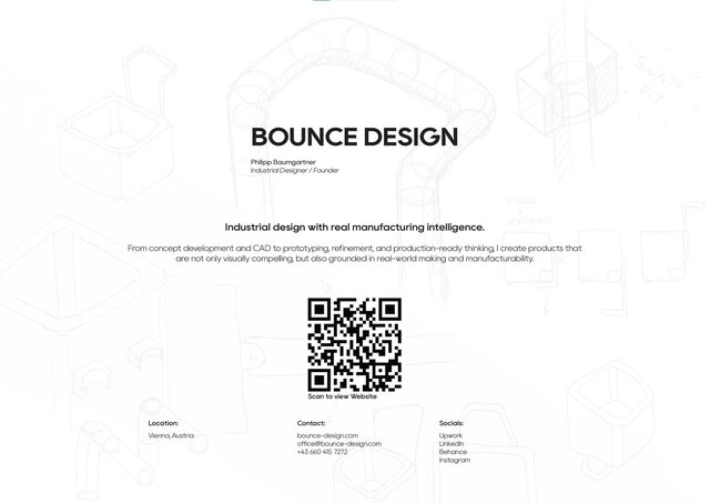 3D model of BOUNCE DESIGN Portfolio 2026