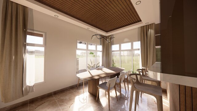 3D model of 2-Storey Interior