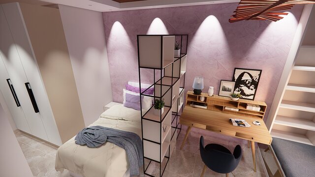 3D model of 2-Storey Interior