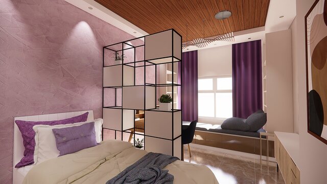3D model of 2-Storey Interior