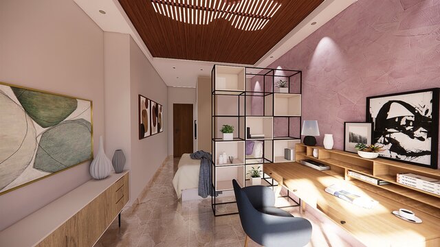 3D model of 2-Storey Interior