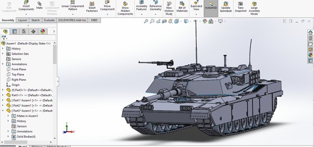 3D model of M1 Abrams