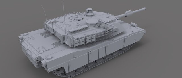 3D model of M1 Abrams