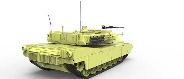 3D model of M1 Abrams